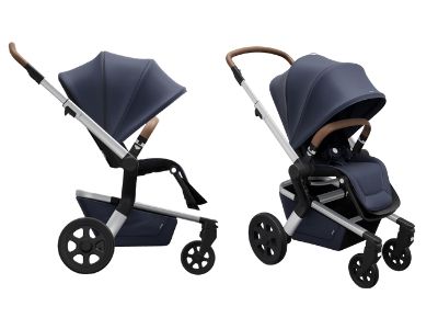 imagen lateral y frontal del carrito joolz hub+